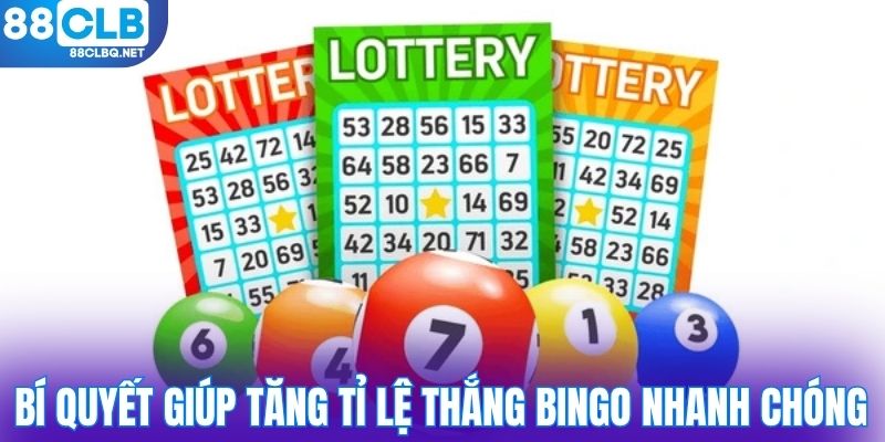 Bí quyết giúp tăng tỉ lệ thắng Bingo nhanh chóng