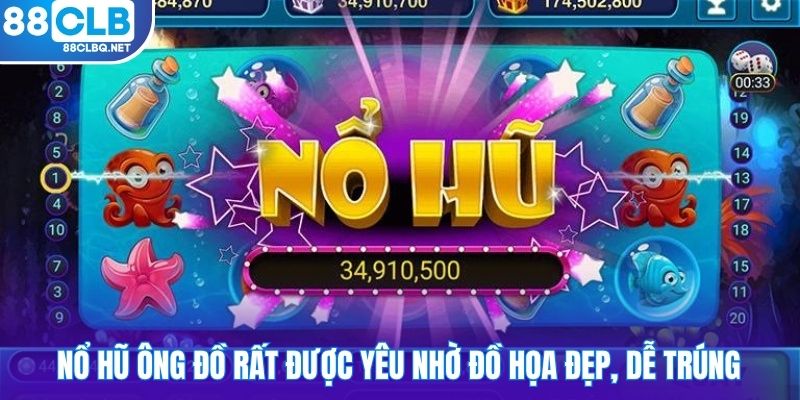 Nổ hũ ông đồ rất được yêu nhờ đồ họa đẹp, dễ trúng